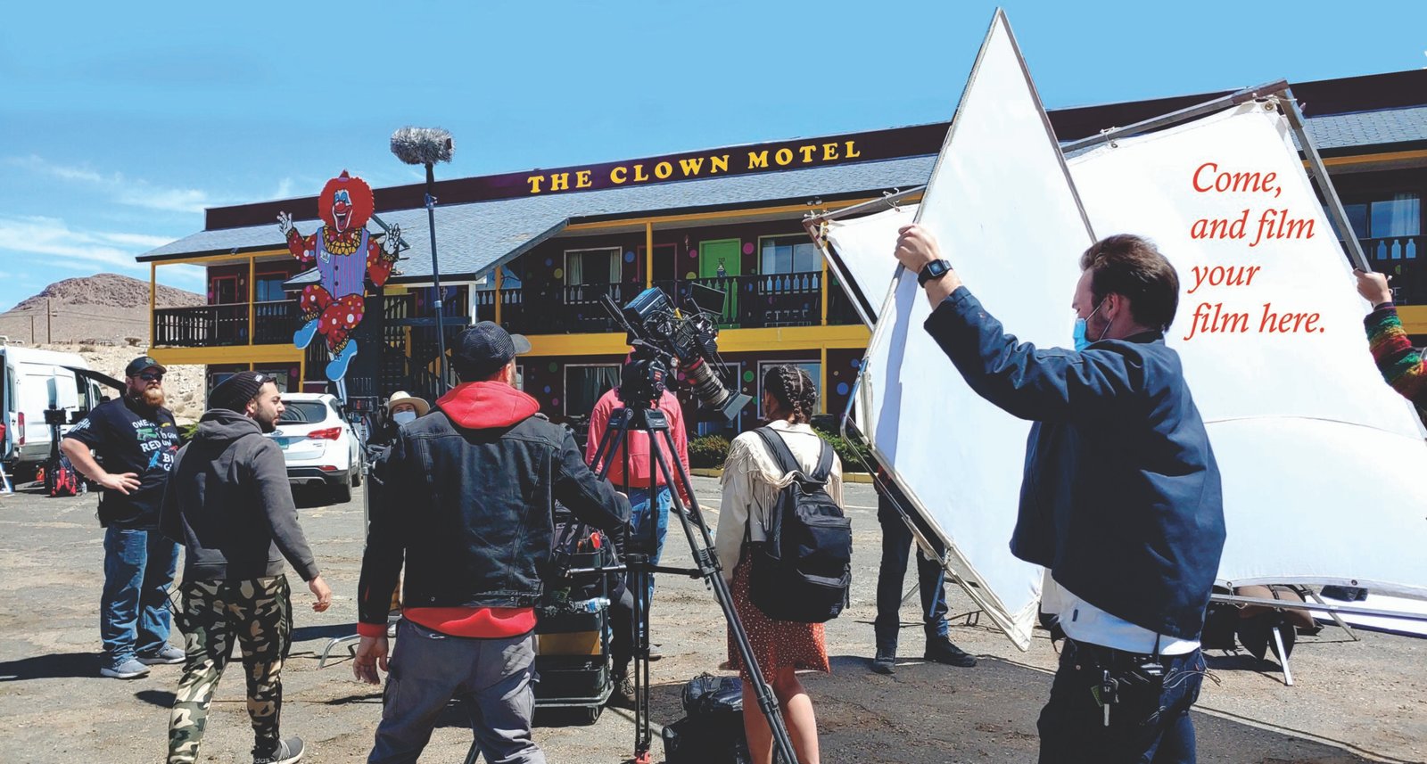 Film Shooting at The Clown Motel